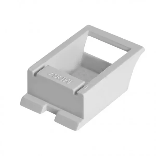 Адаптер Simon Connect K45 переходный для 1 RJ45 AMP кат.5 -Brand Rex, CIMABOX — вид под углом
