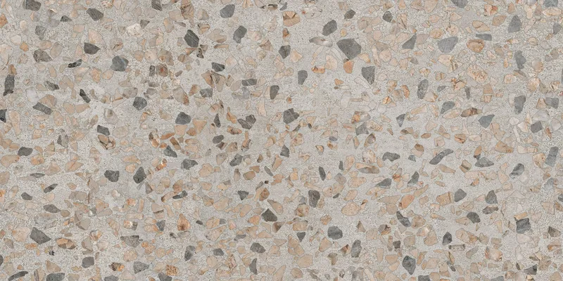 30x60 Terrazzo-X Темный Лаппато R9 Ректификат