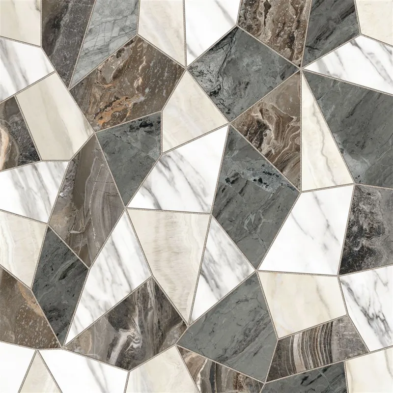60x60 MarbleSet Декор "Микс Терраццо" Лаппато R9 Ректификат