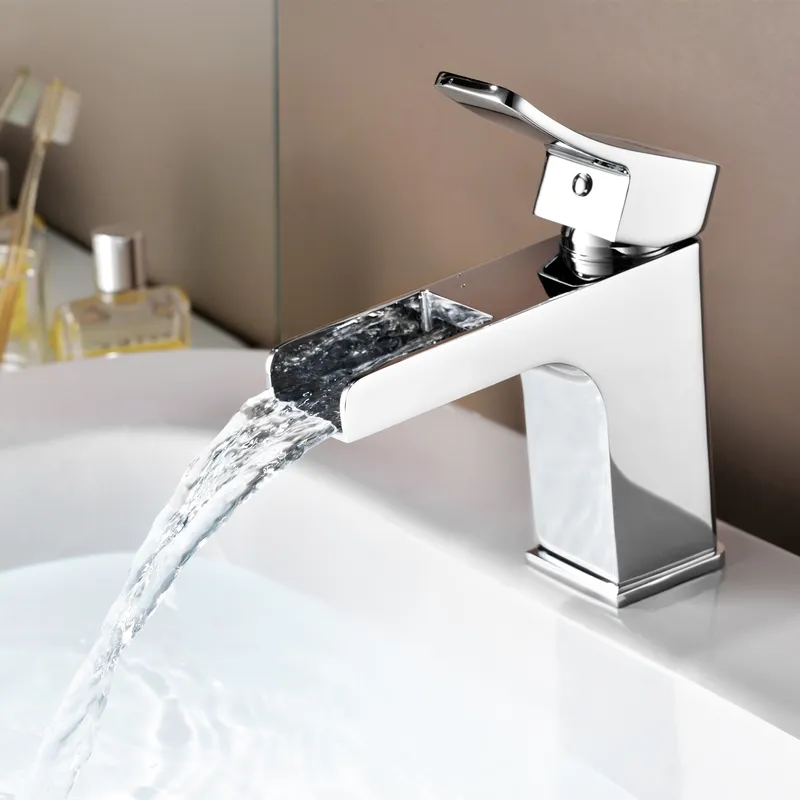 Смеситель для раковины Wasserkraft Aller 1060 каскадный — вид под углом