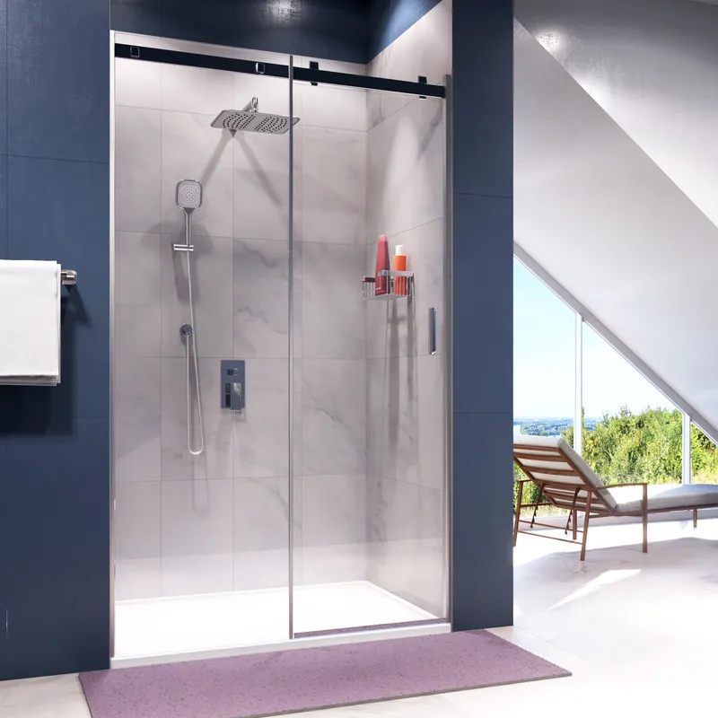 Душевая дверь Wasserkraft Alme 15R 120 см — стеклянное полотно с ручкой