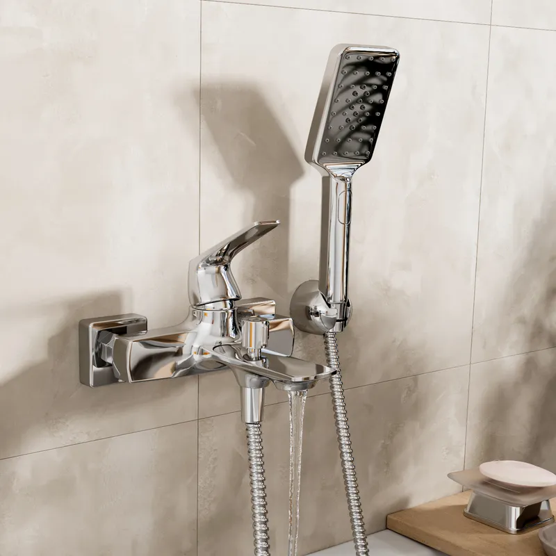 Смеситель Wasserkraft Neime 1900 с коротким изливом — вид под углом