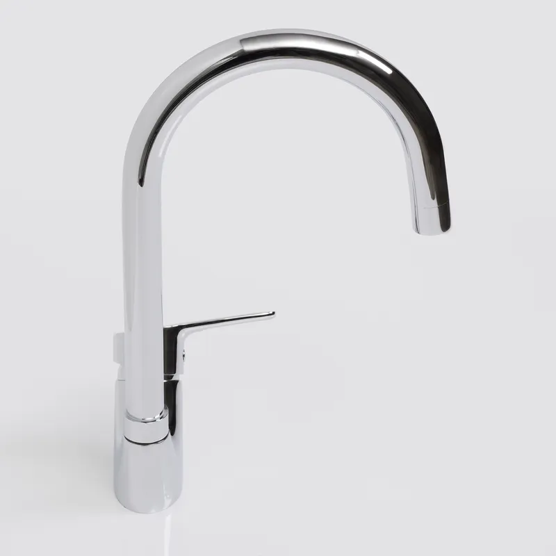 Смеситель для кухни Wasserkraft Ruhr 24400 — вид сбоку под углом