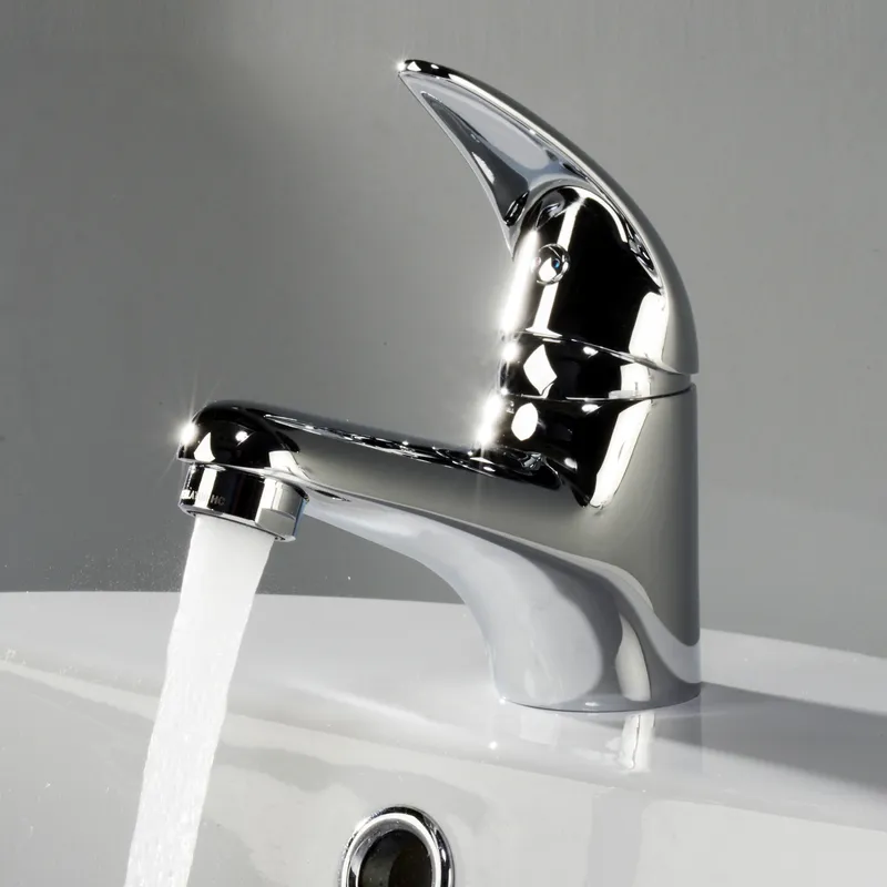 Смеситель для раковины Wasserkraft Isen 2600 — вид сбоку под углом