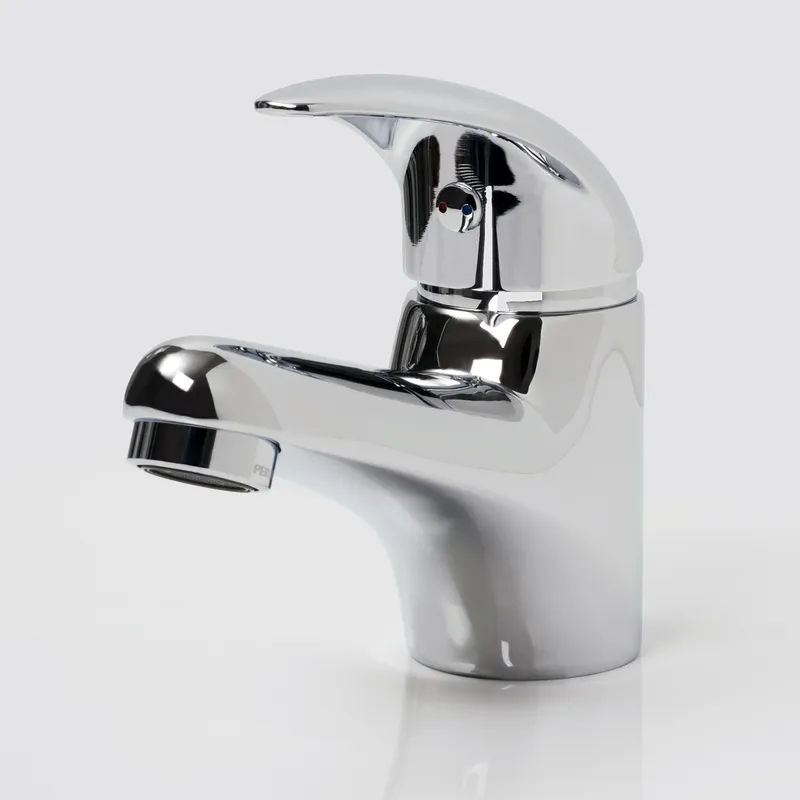 Смеситель для раковины Wasserkraft Isen 2600 — вид сбоку под углом
