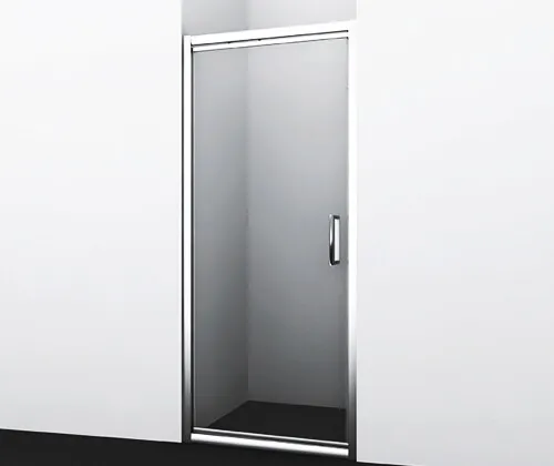 Душевая дверь Wasserkraft Salm 27I 100 см — стеклянное полотно с хромированной рамой