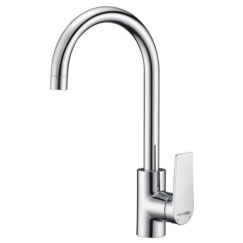 Смеситель для кухни Wasserkraft Lopau 3200 — вид сбоку под углом