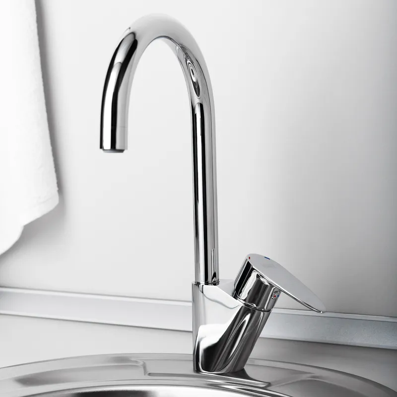 Смеситель для кухни Wasserkraft Leine 3500 — вид сбоку под углом