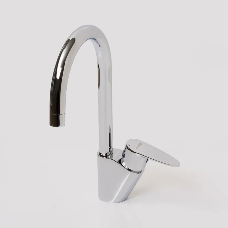 Смеситель для кухни Wasserkraft Leine 3500 — вид сбоку под углом