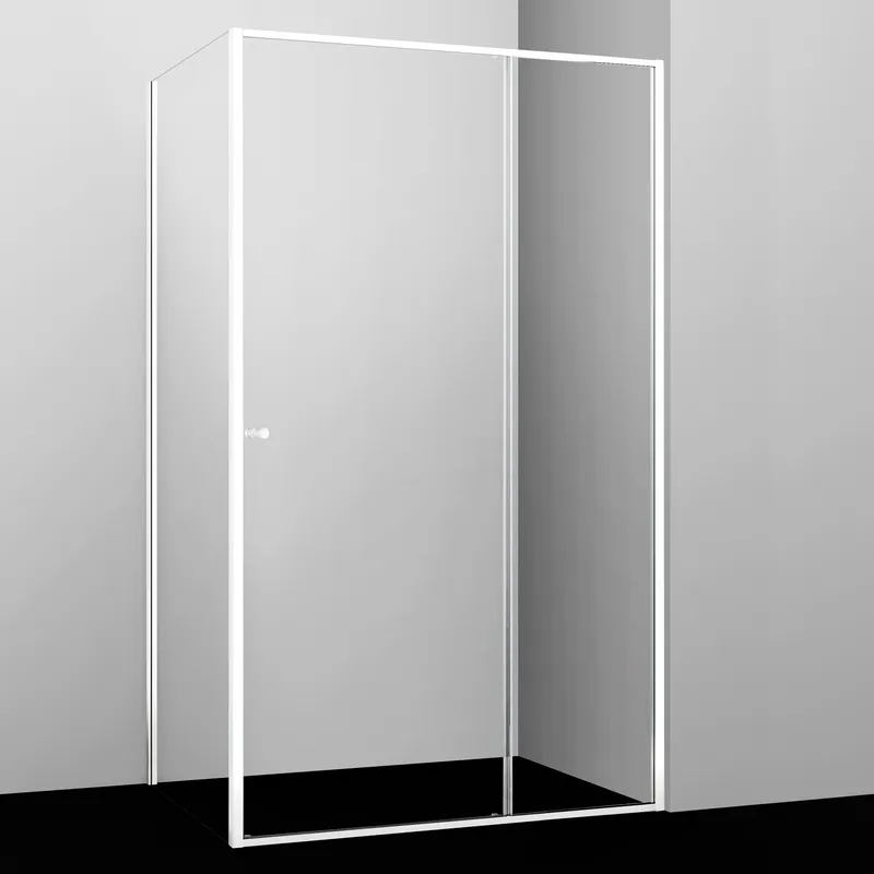 Душевой уголок Wasserkraft Rhin 44S 110x90 — стеклянная конструкция под углом