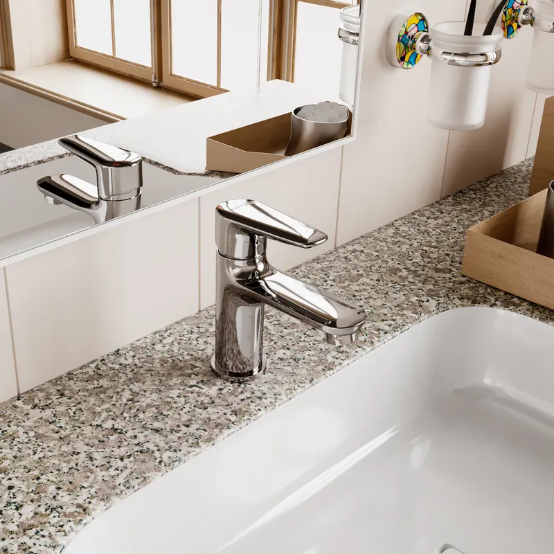 Смеситель для раковины Wasserkraft Vils 5600 — вид сбоку под углом