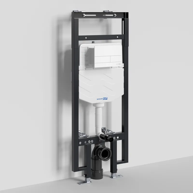 Инсталляция Wasserkraft Dinkel для унитаза — вид спереди на металлическую раму