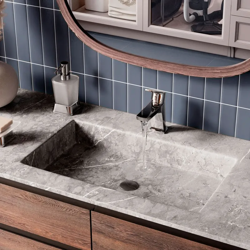 Смеситель для раковины Wasserkraft Dill 6100 — вид под углом