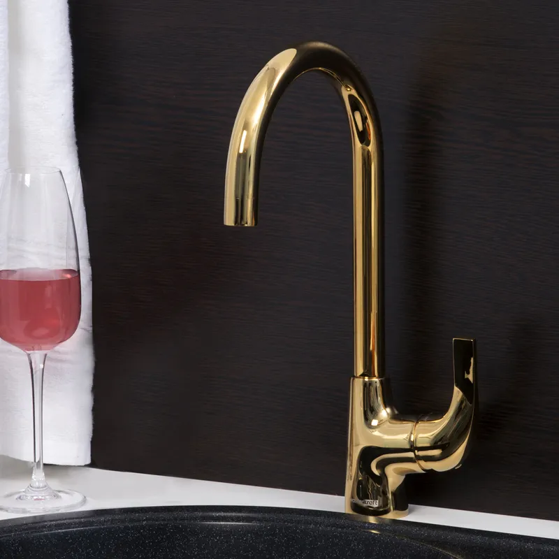 Смеситель для кухни Wasserkraft Sauer 7100 — вид сбоку под углом