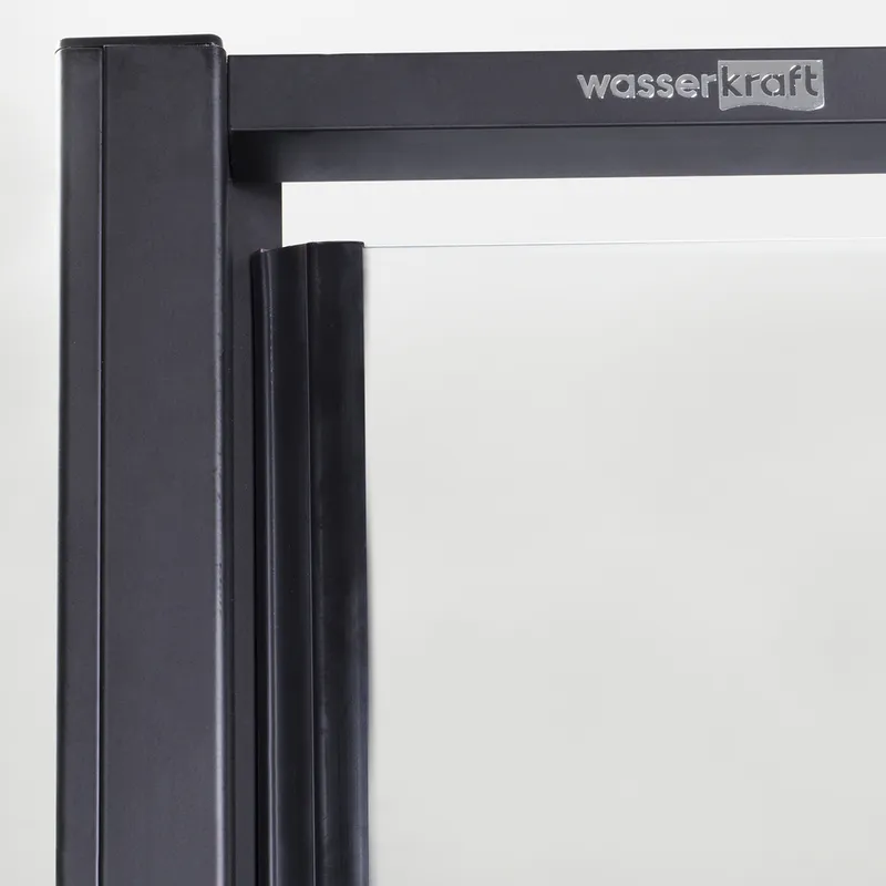 Душевой уголок Wasserkraft Elbe 74P 100x80 — вид под углом