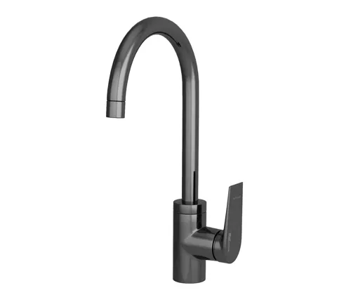 Смеситель для кухни Wasserkraft Wiese 8400 — вид сбоку под углом
