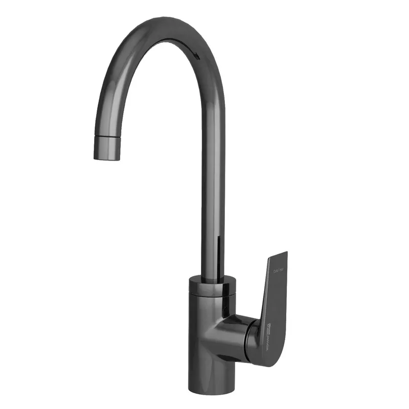 Смеситель для кухни Wasserkraft Wiese 8400 — вид сбоку под углом