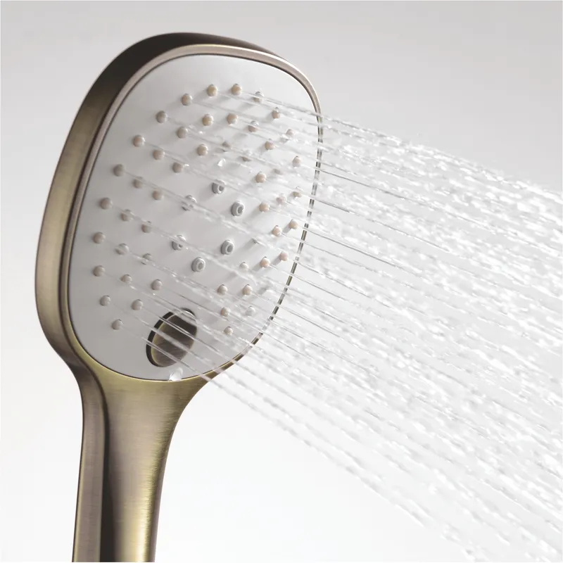 Ручной душ Wasserkraft Exter 1600 — лейка крупным планом под углом
