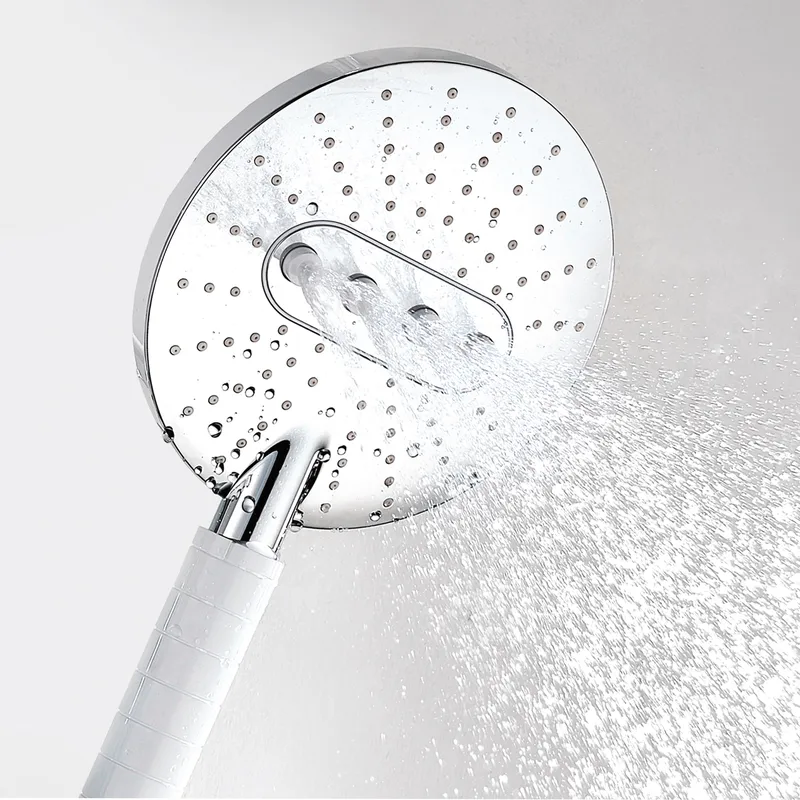 Ручной душ Wasserkraft 3-функциональный — лейка крупным планом