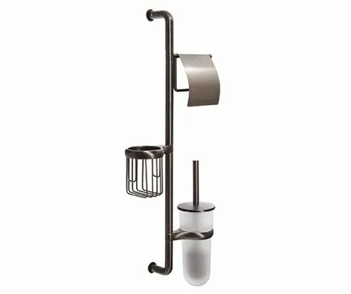Стойка для туалета Wasserkraft Isar K-7300 — вертикальная компоновка аксессуаров