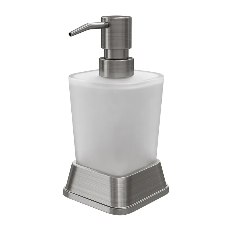 Дозатор для жидкого мыла Wasserkraft Amper K-5400Nickel — вид под углом