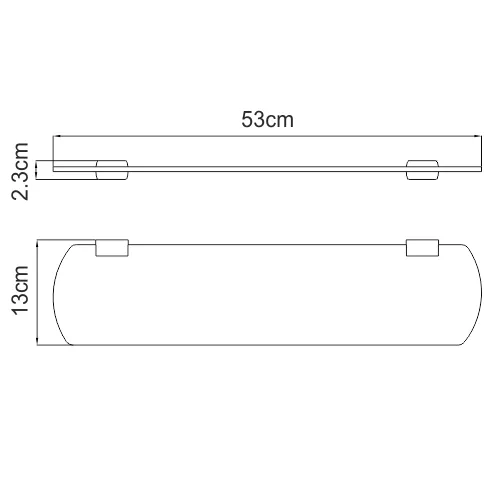 Полка Wasserkraft Sauer K-7900 — вид под углом