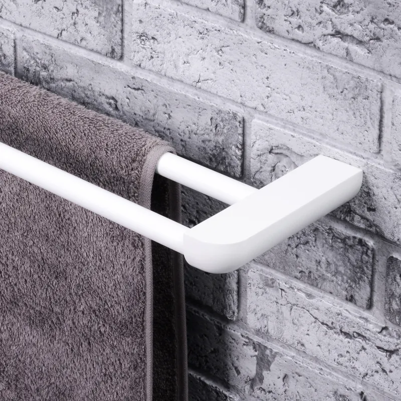 Держатель для полотенца Wasserkraft Kammel K-8300White, двойной — вид под углом