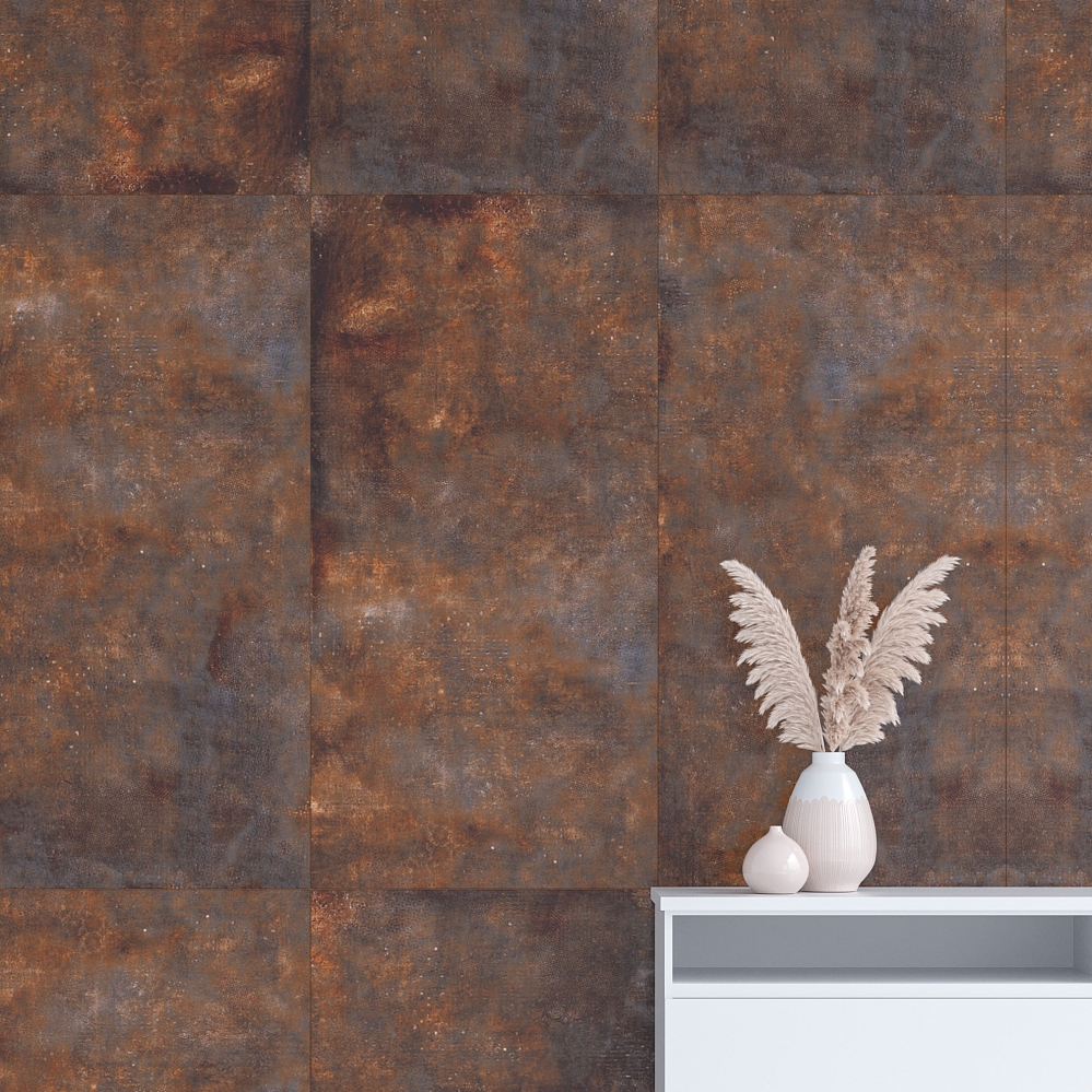 Керамический гранит Estima Fusion brown, FS02 60x120x10, неполированный ректификат