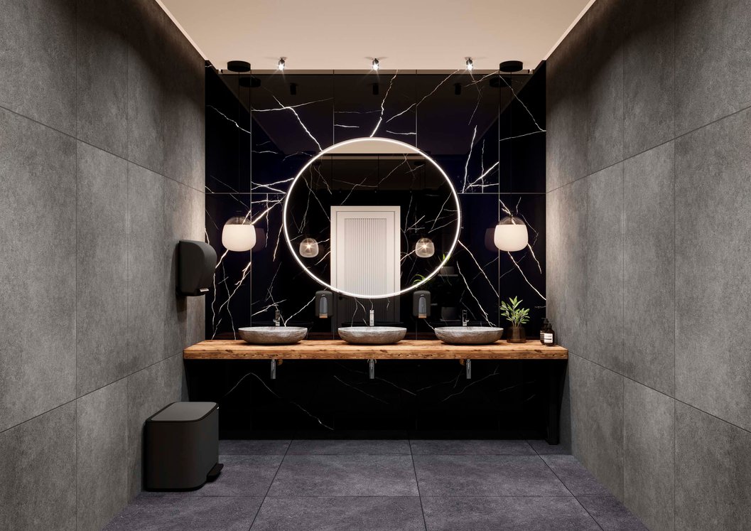 Керамический гранит Estima Luna anthracite, LN03 80x160x11, неполированный ректификат