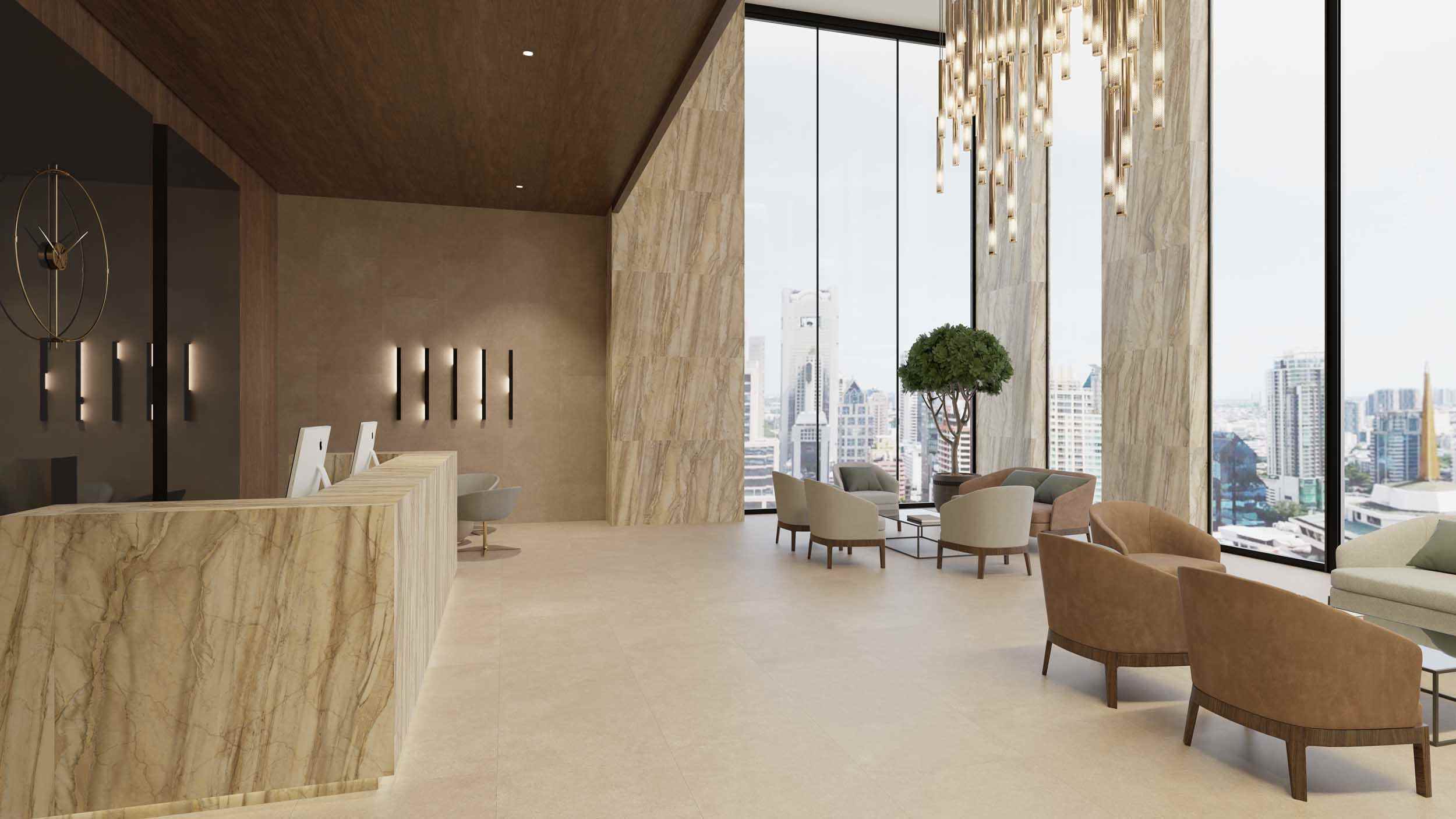 Керамический гранит Estima Luna beige, LN01 80x160x11, неполированный ректификат