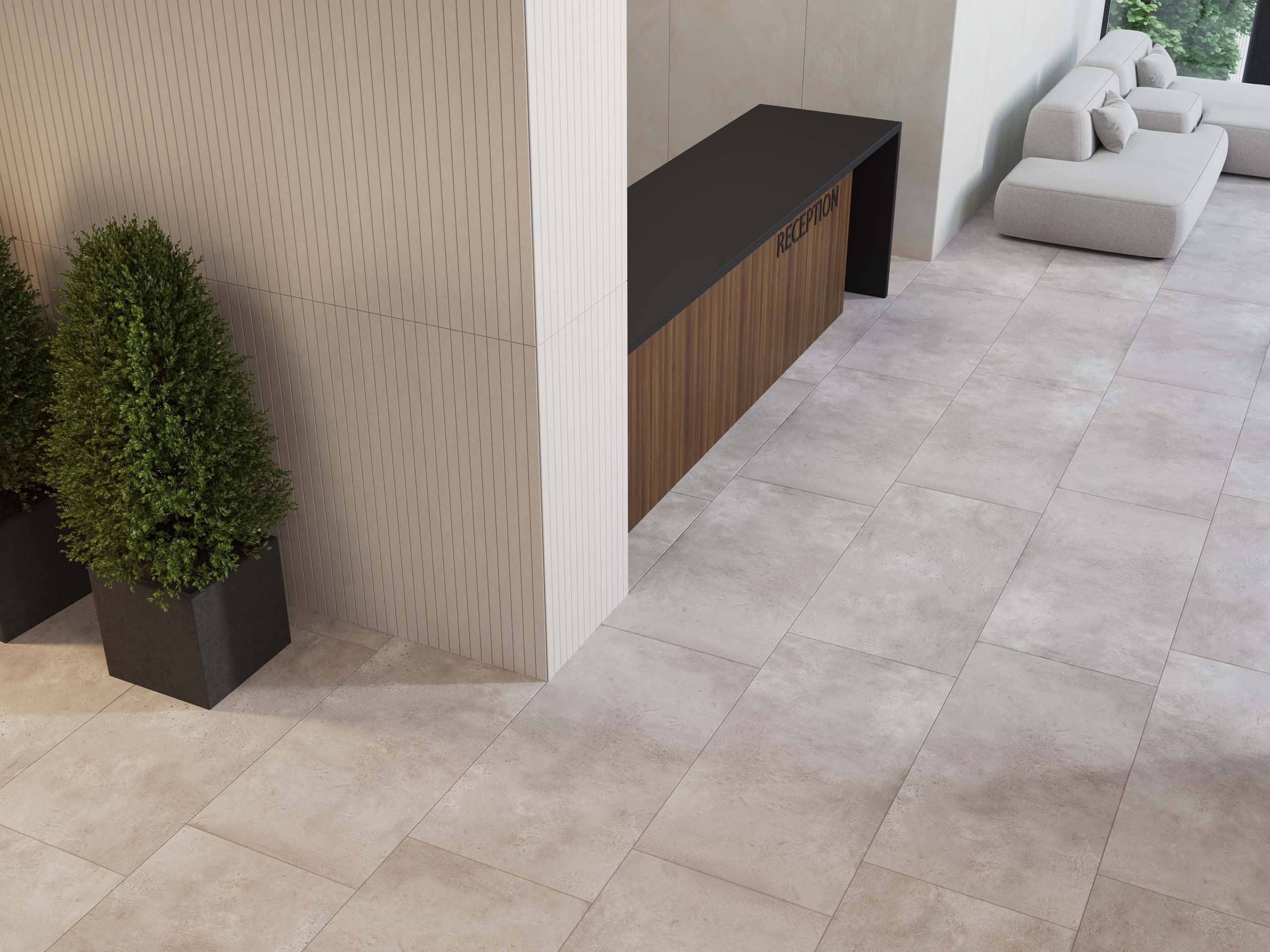 Керамический гранит Estima Traffic grey, TF01 80x160x11, неполированный ректификат