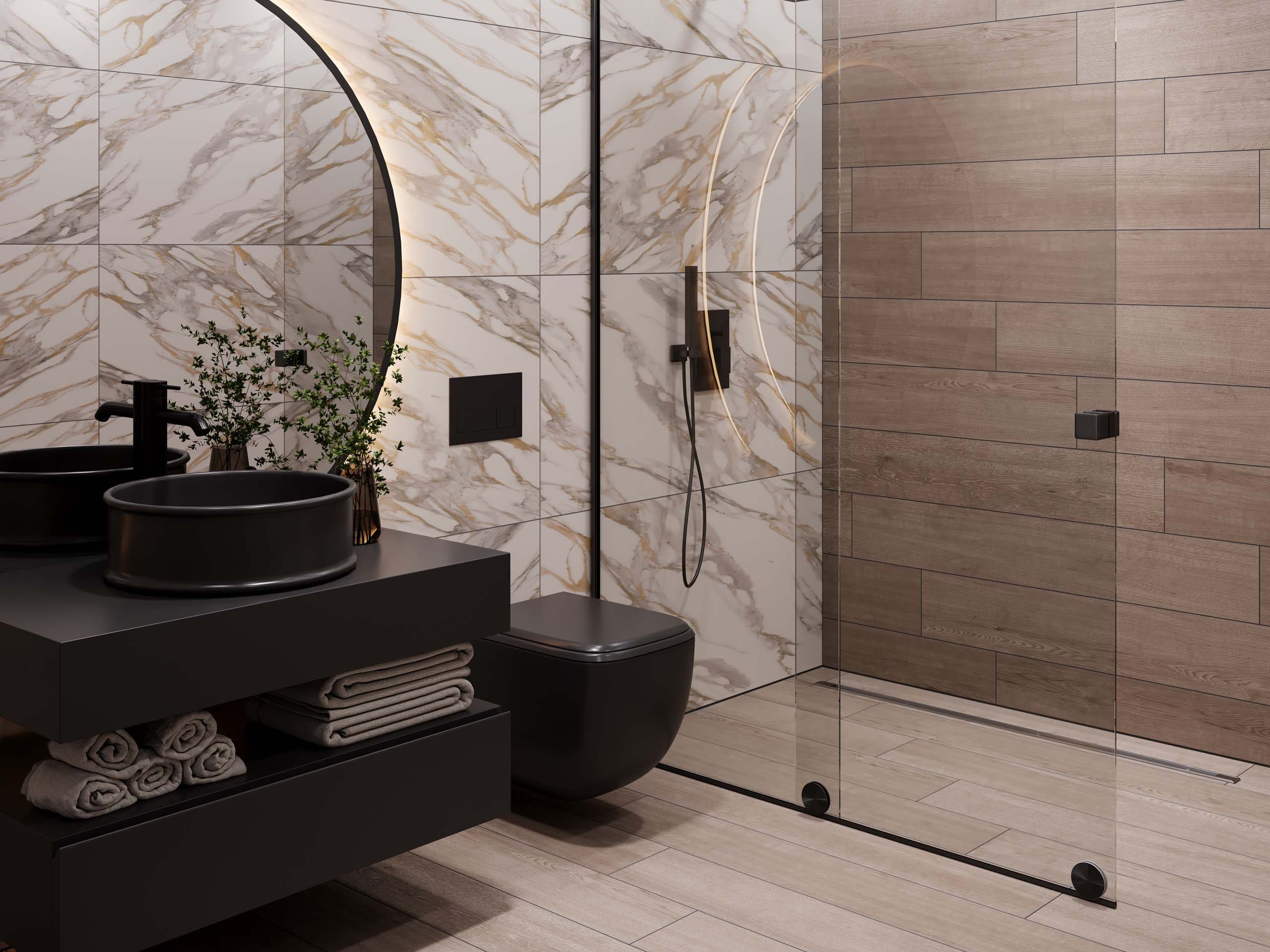 Керамический гранит Estima Classic Wood dark grey, CW02 19.4х120х10, неполированный ректификат