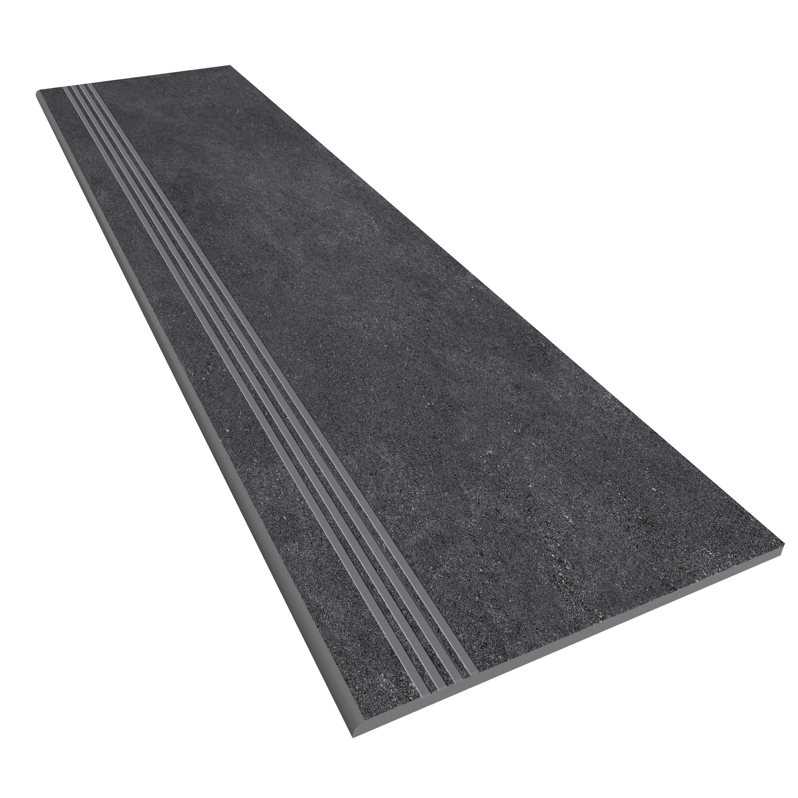 Ступень Estima Luna black, LN04 30x120, неполированная с насечками