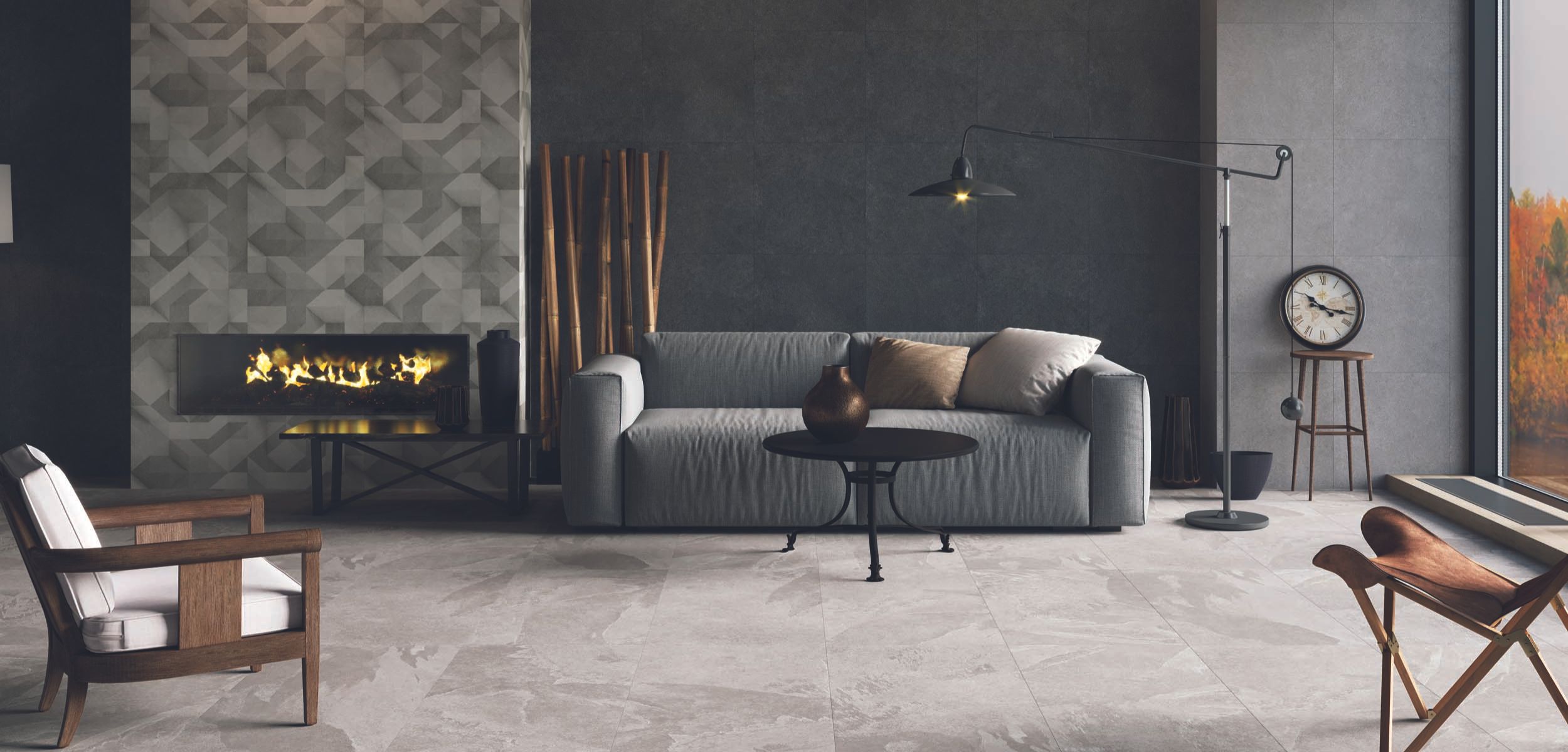 Керамический гранит Estima Luna black, LN04 80x80x11, неполированный ректификат