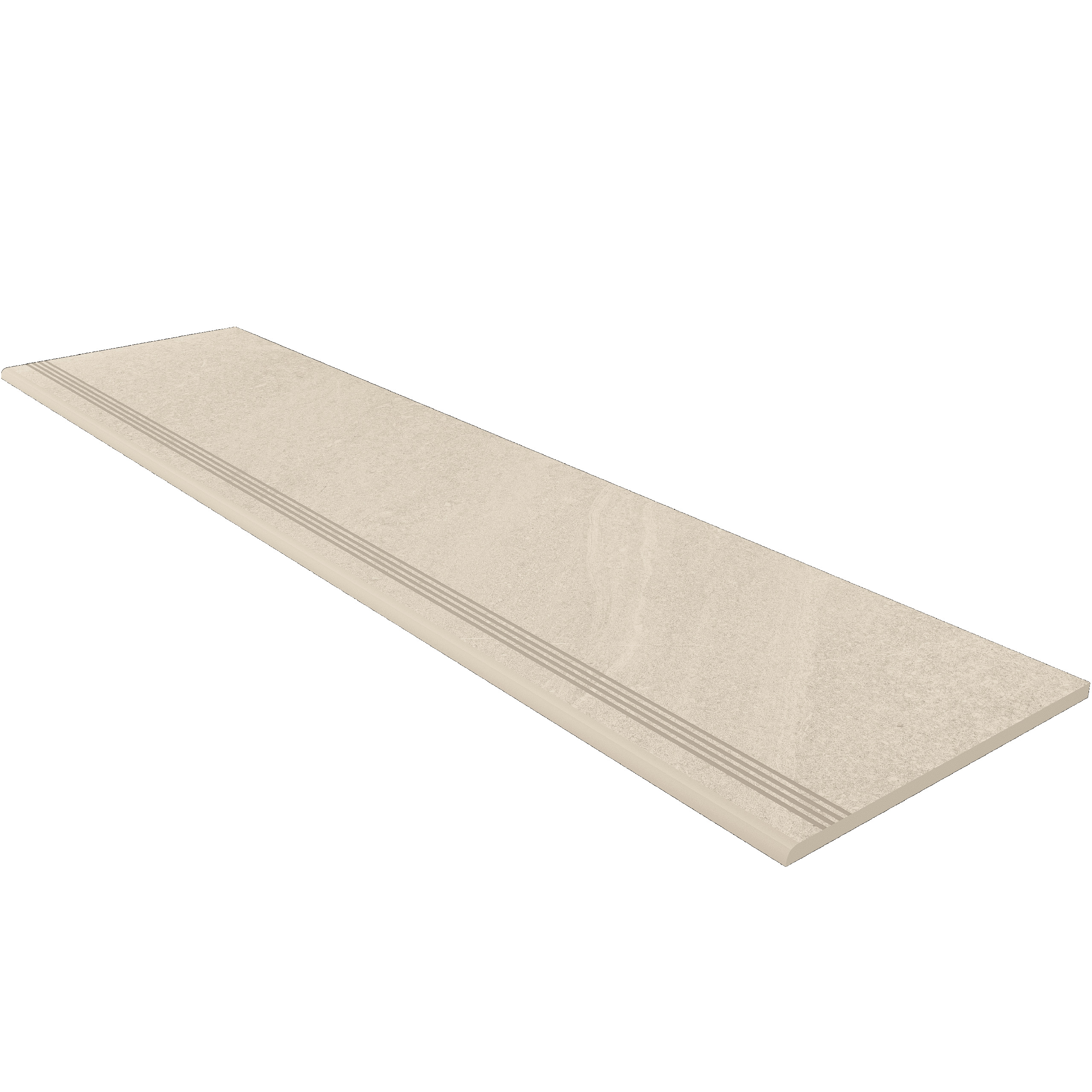 Ступень Estima Gabbro white, GB01 30x120x10, неполированная с насечками