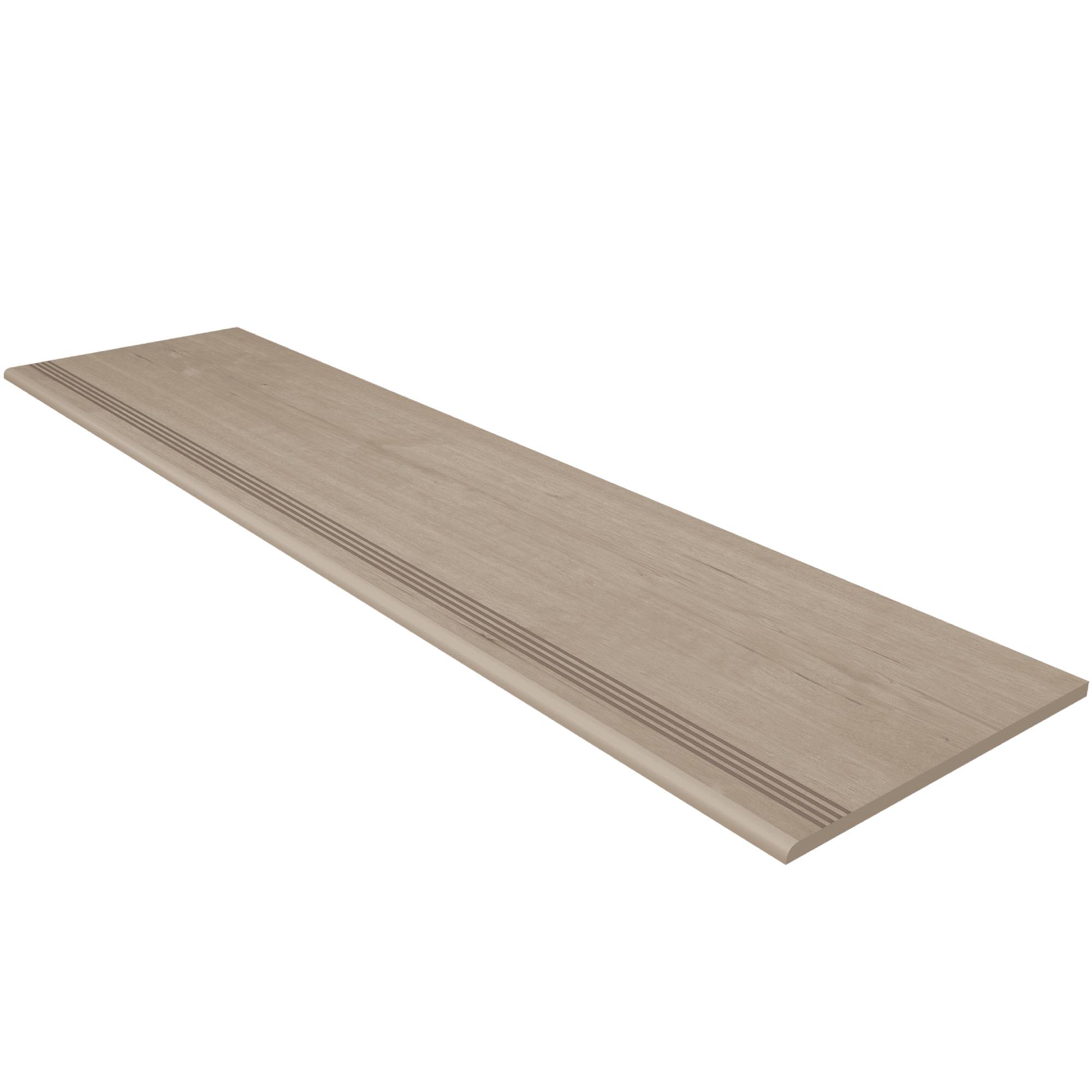 Ступень Estima Classic Wood Light grey, CW01 30x120x10, неполированная с насечками