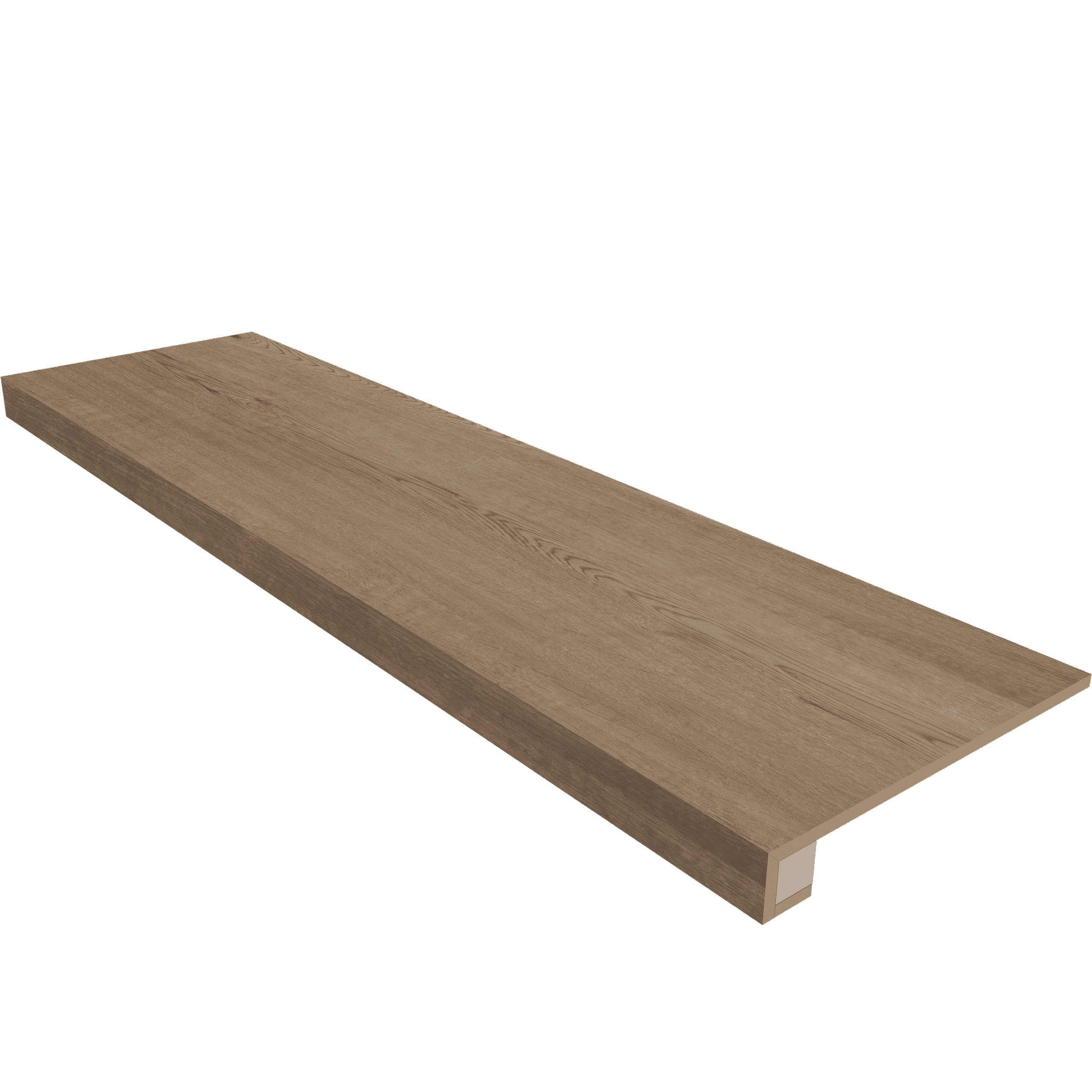 Ступень Estima Classic Wood rusty beige, CW03 33x120, неполированная, бортик без насечек + подступенок 14,5x120