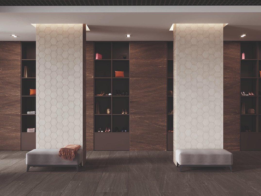 Керамический гранит Estima Gabbro anthracite, GB03 80x160x11, неполированный ректификат