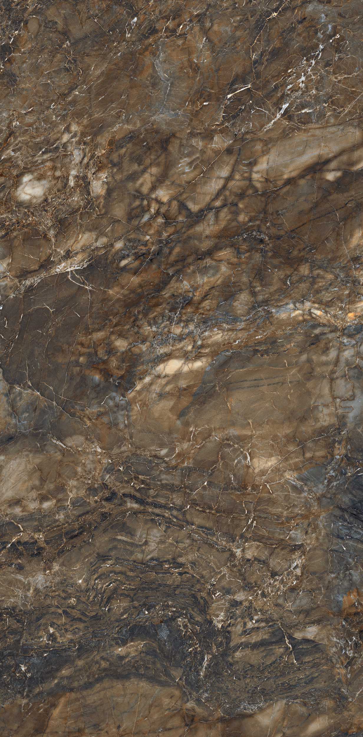 Керамический гранит Estima Bernini dark brown, BR04 80x160x11, неполированный ректификат