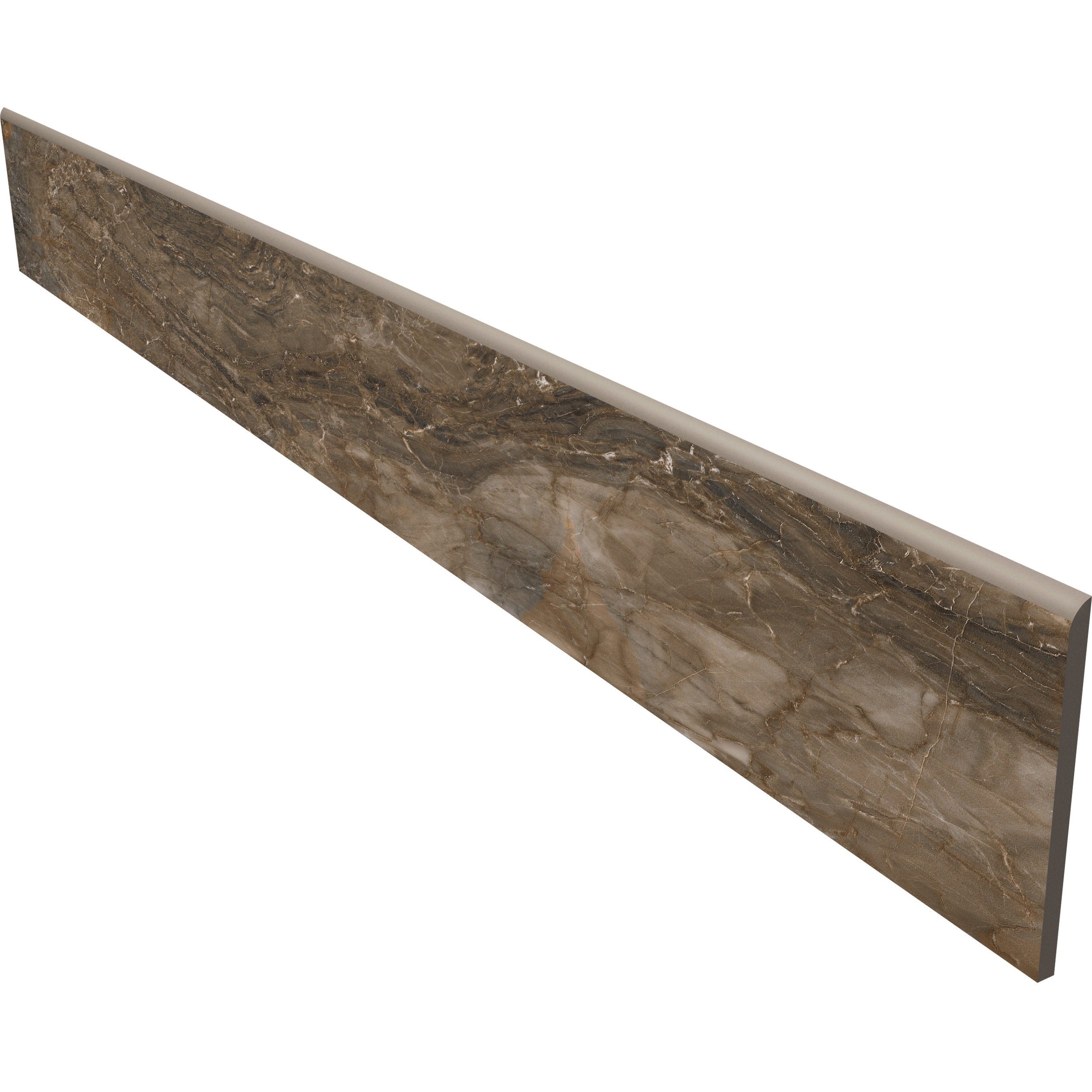 Плинтус Estima Bernini dark brown, BR04 7x60, неполированный