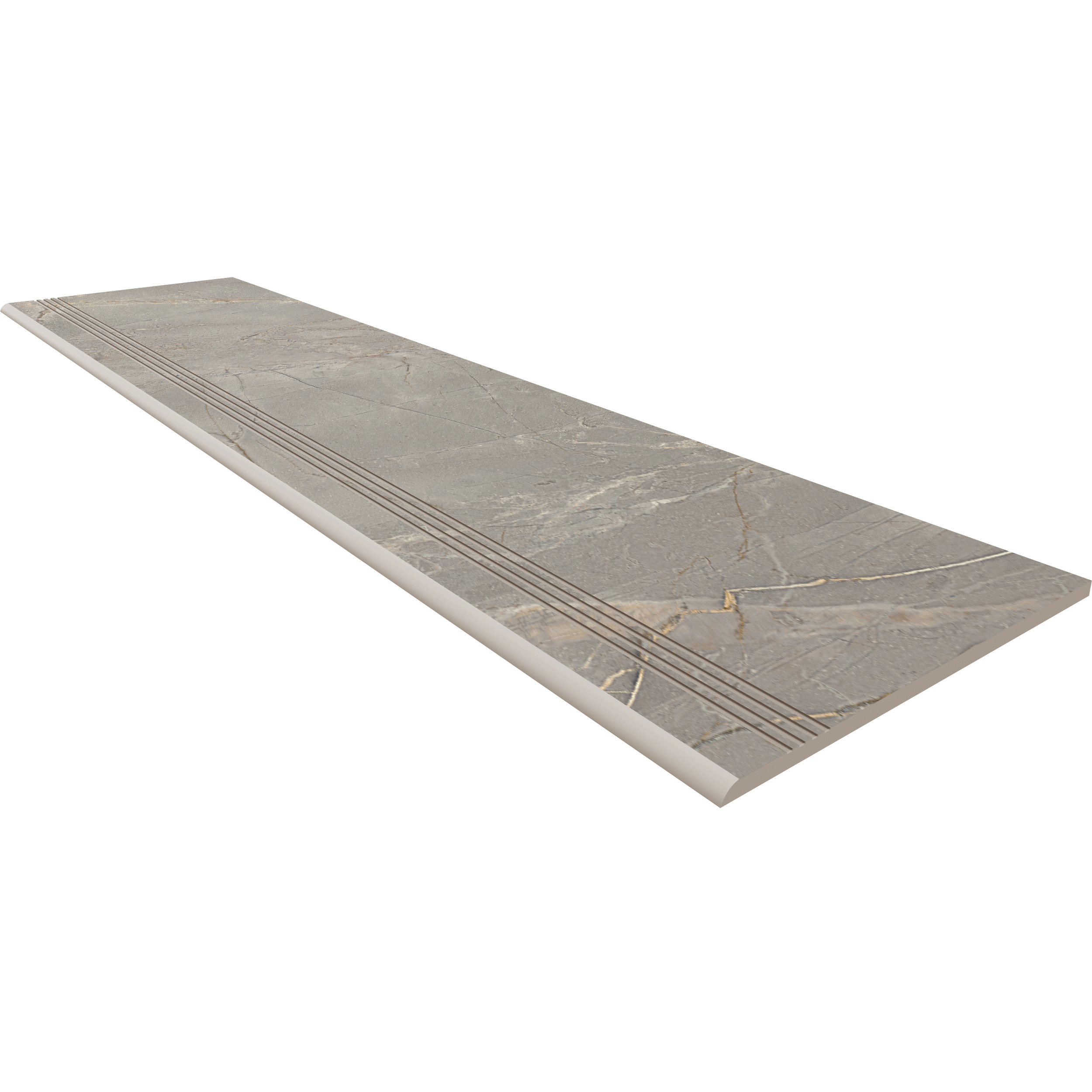 Ступень Estima Bernini grey, BR03 30x120, неполированная с насечками
