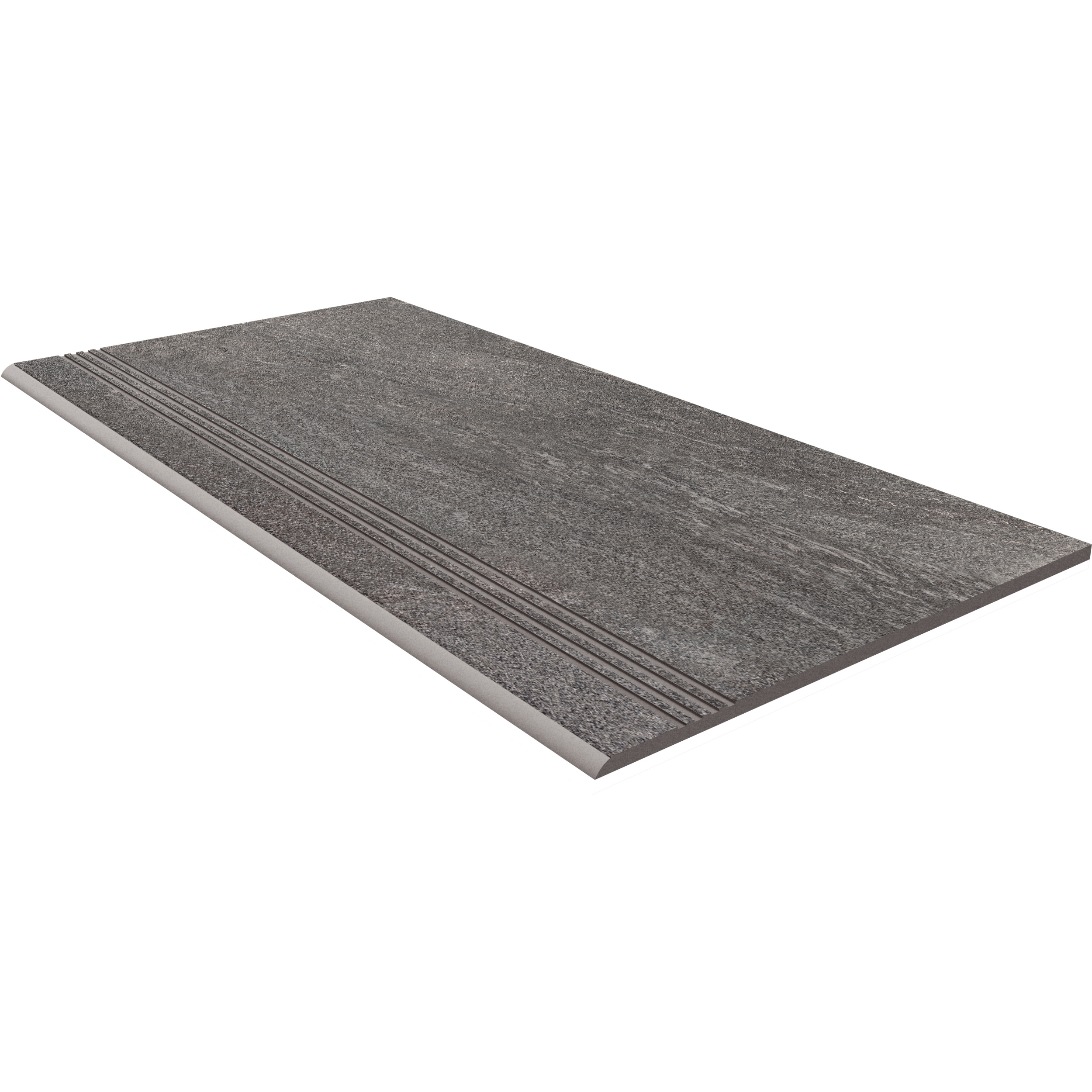 Ступень Estima Tramontana anthracite, TN02 30x60x10, неполированная, с насечками