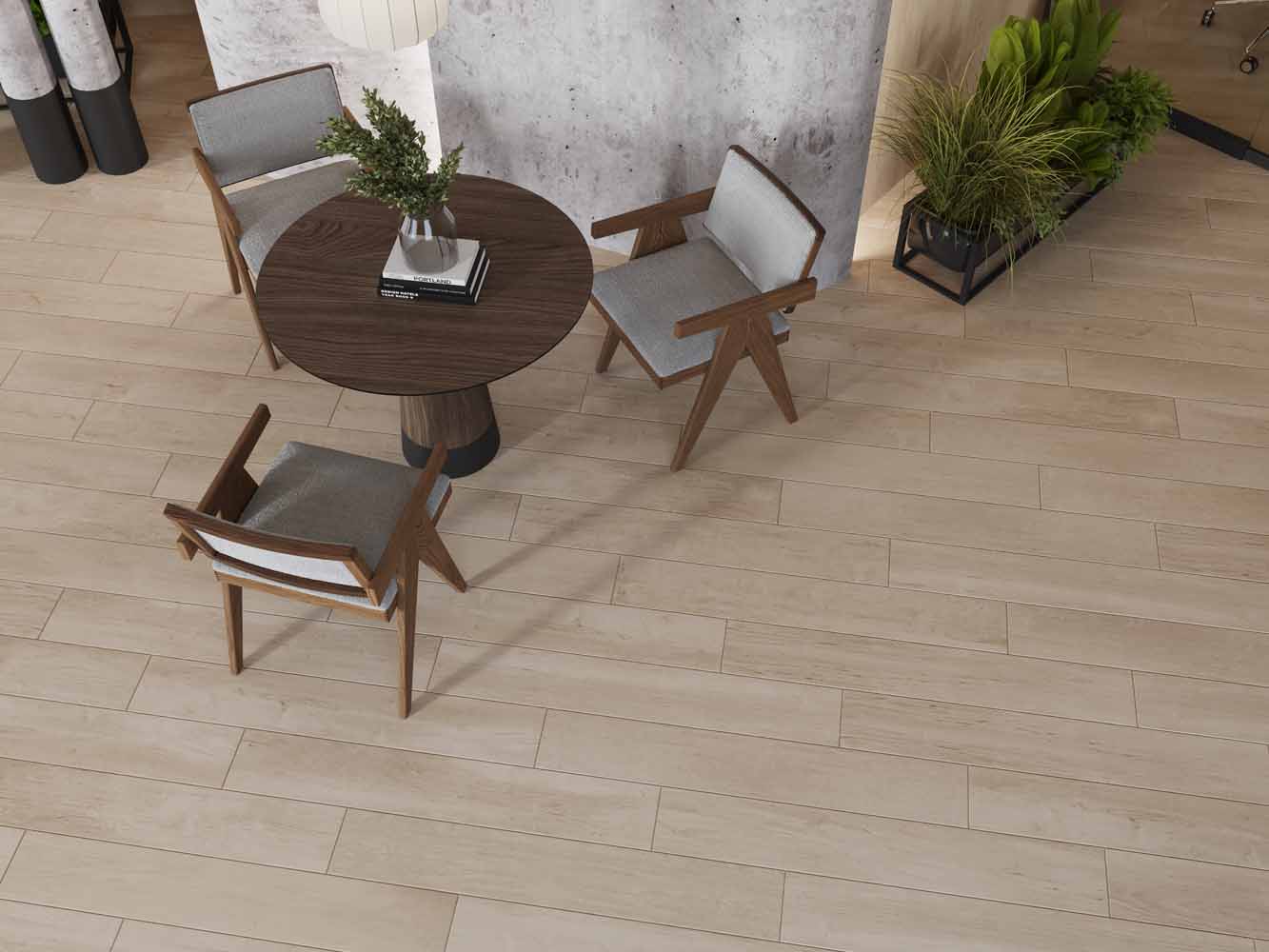 Плинтус Estima Soft Wood сreamy, SF02 7x60, неполированная