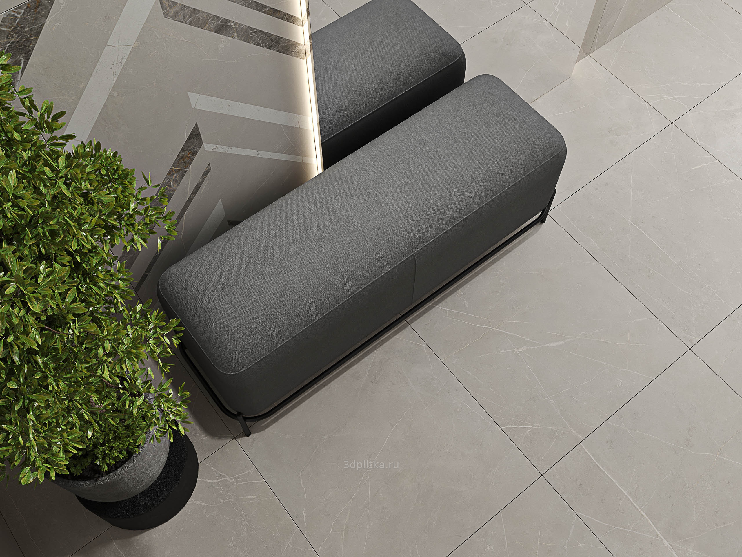 Керамический гранит Estima Nolana light grey, NL02 80x80x11, неполированный ректификат