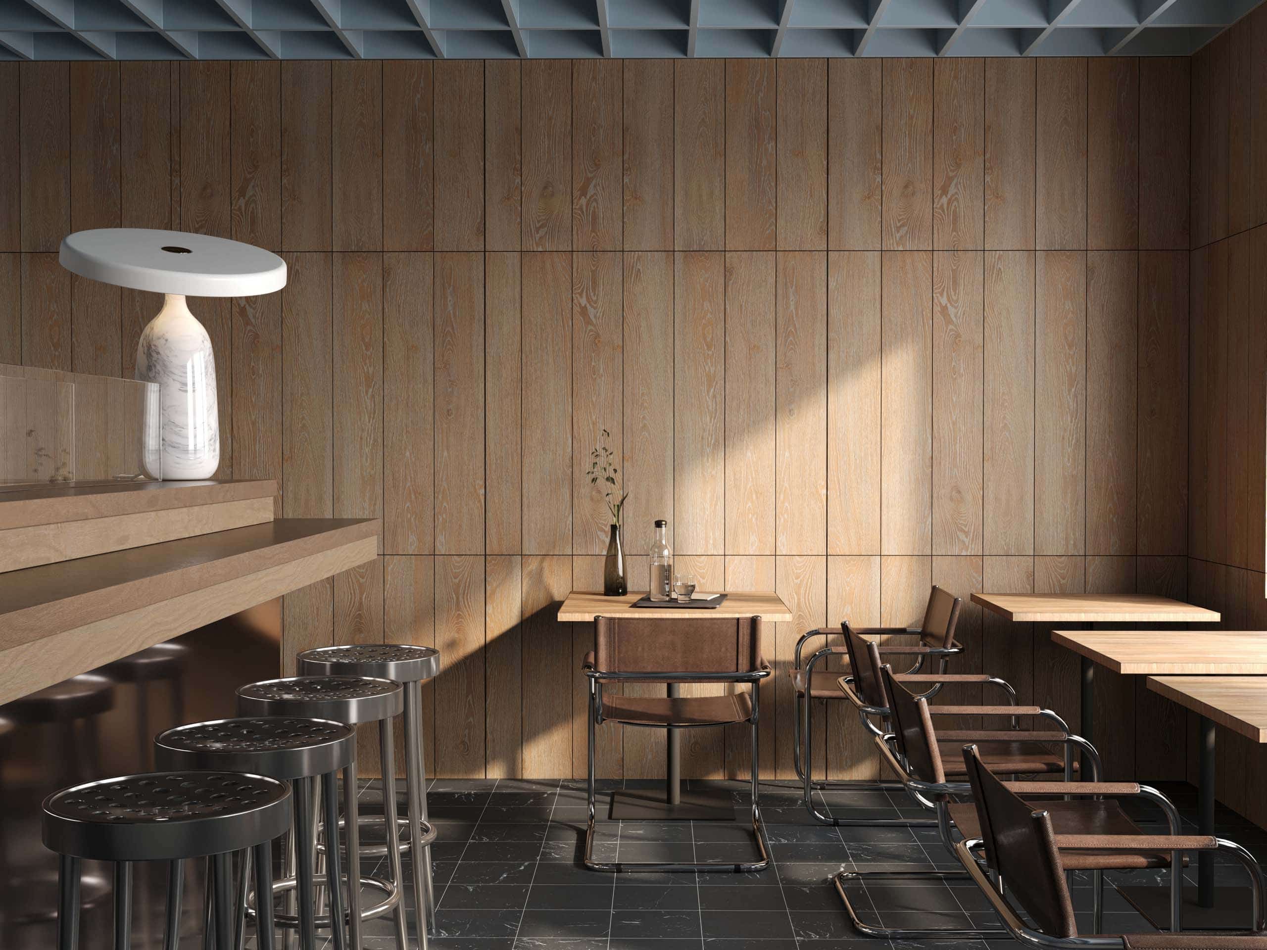 Ступень Estima Kraft Wood rusty beige, KW01 33x120, структурированная, бортик без насечек + подступенок 14,5x120