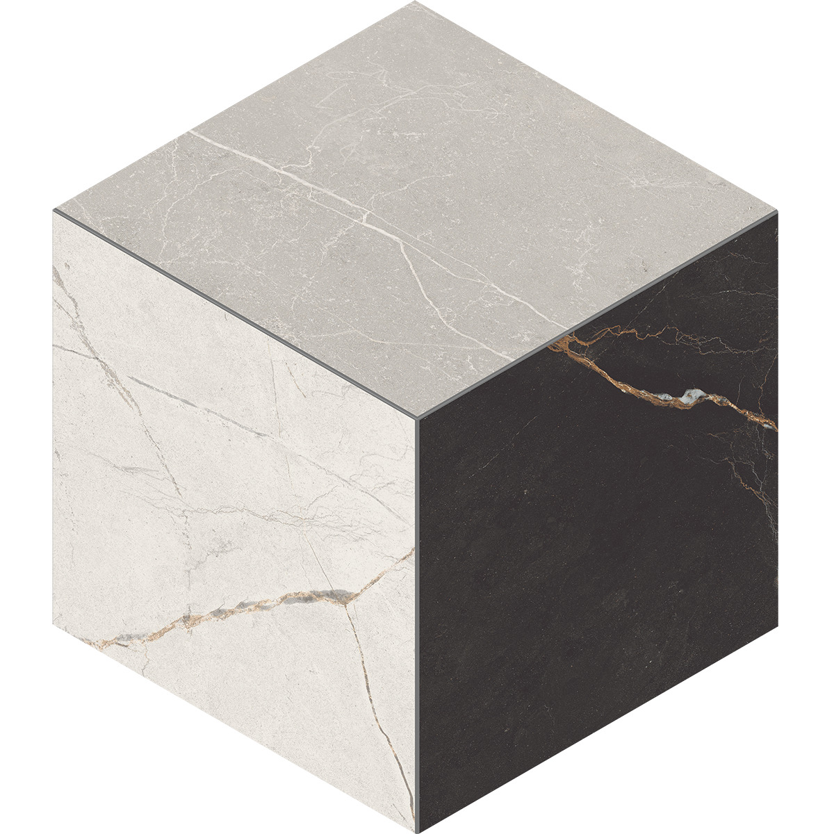Мозаика Estima Nolana light grey, NL02/NL04/NL00 Cube 29x25, неполированная
