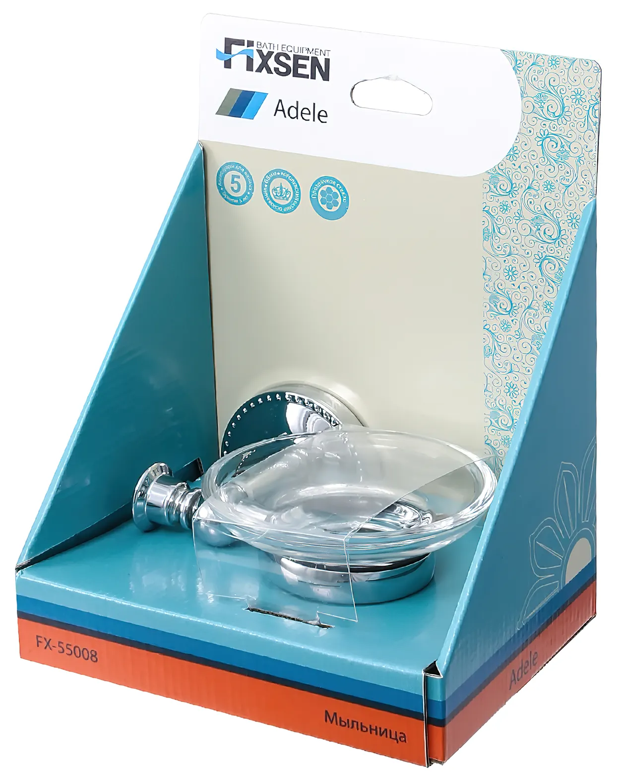 Мыльница Fixsen Adele — товар в упаковке