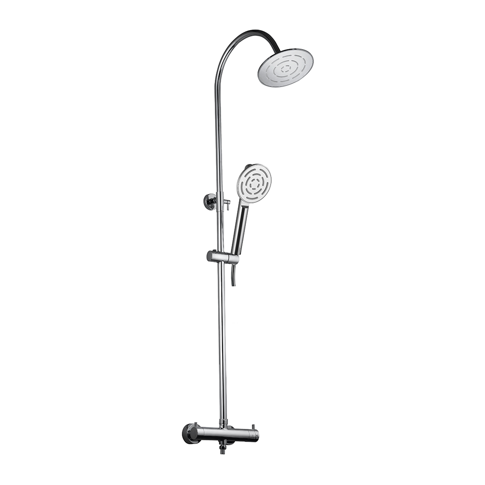 Термостат для ванны/душа Jaquar Florentine FLR-CHR-5653SHK — смеситель с верхним и ручным душем