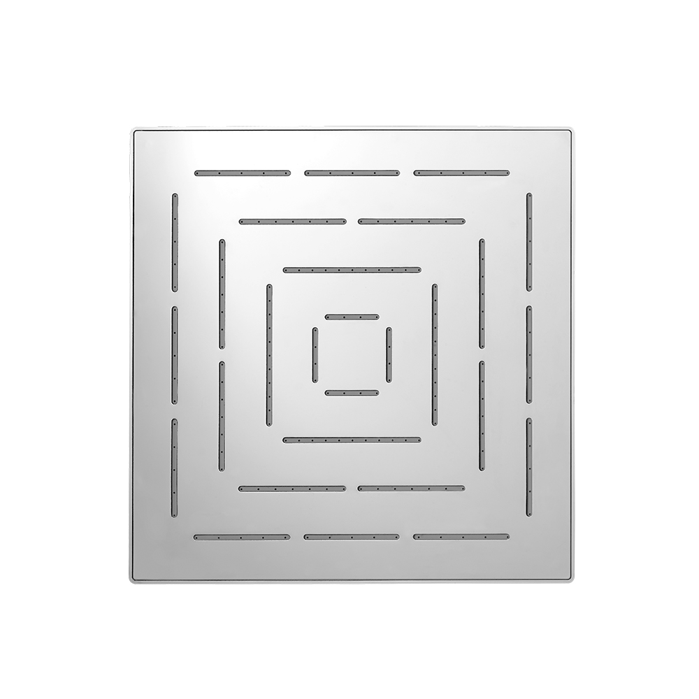 Верхний душ Jaquar Maze, 24 х 24 см, хром — лейка душа крупным планом