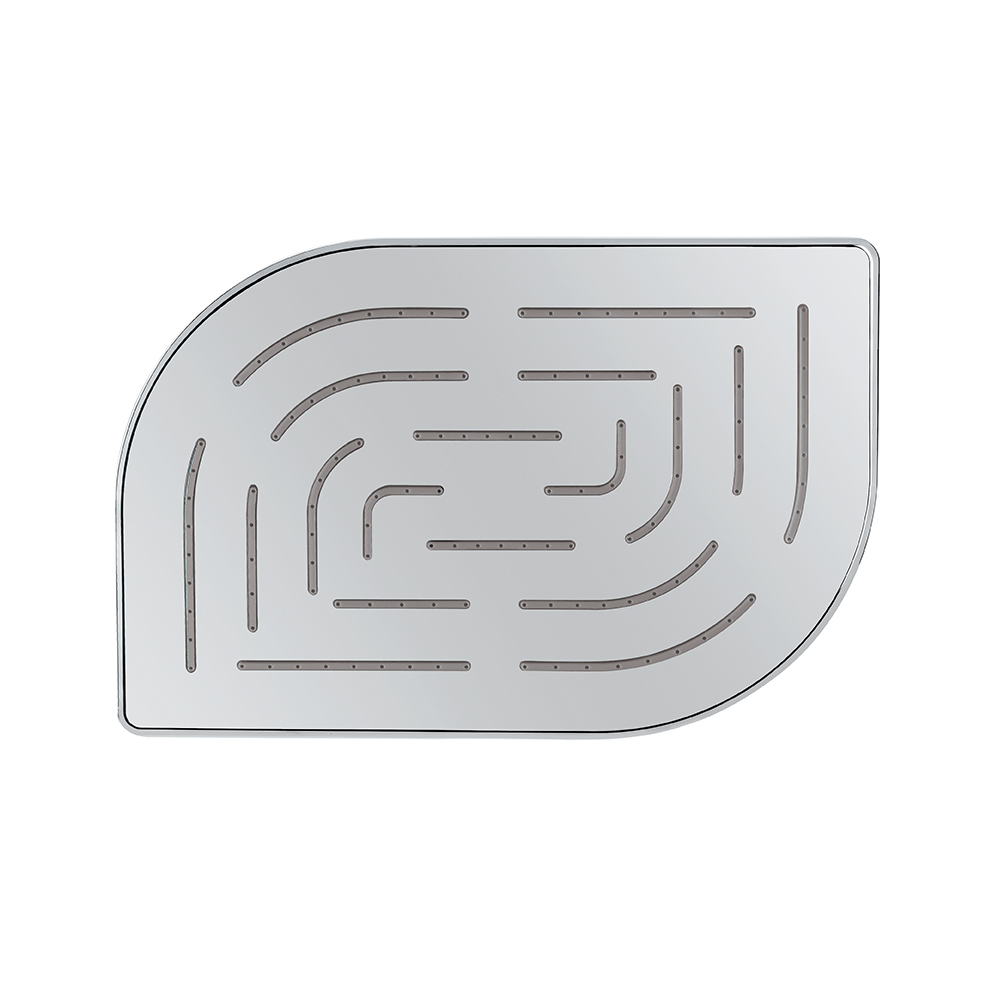 Верхний душ Jaquar Alive Maze, хром, 30x20 cм — лейка душа крупным планом
